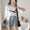 เสื้อ Oversize + กางเกงทรงหลวม-307-7